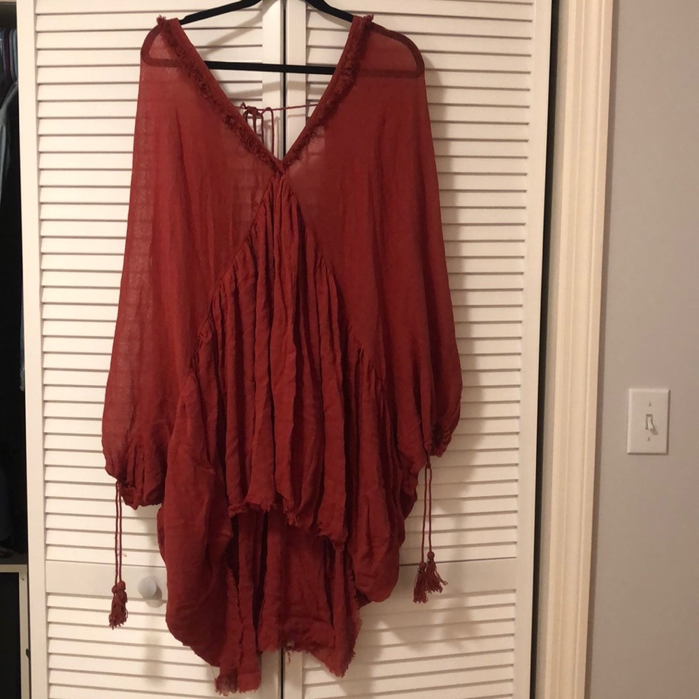 Free People Flowy Jumper Dress, size small